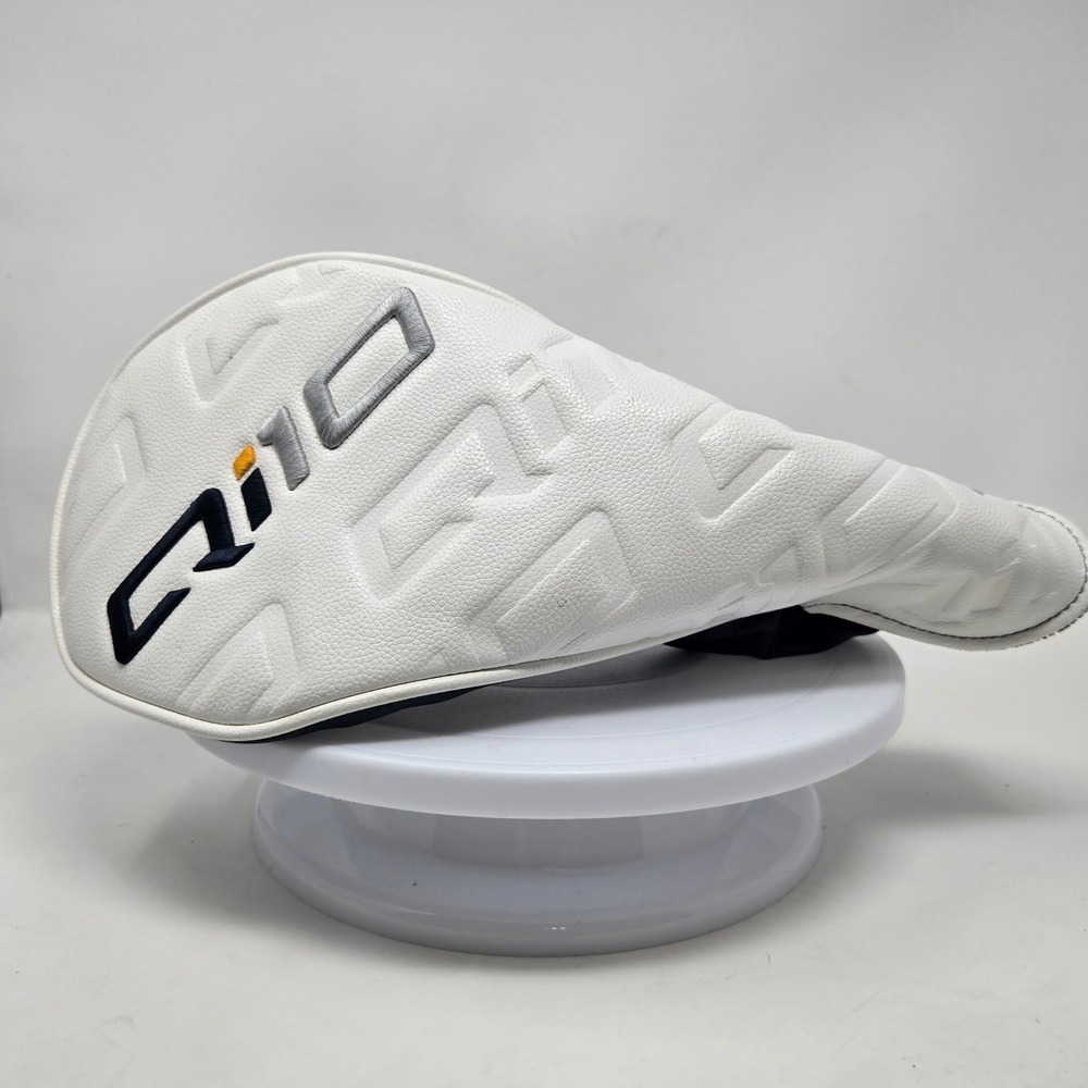 TaylorMade Qi10 Driver Headcover White Navy Blue Golf Club Cover Accessory